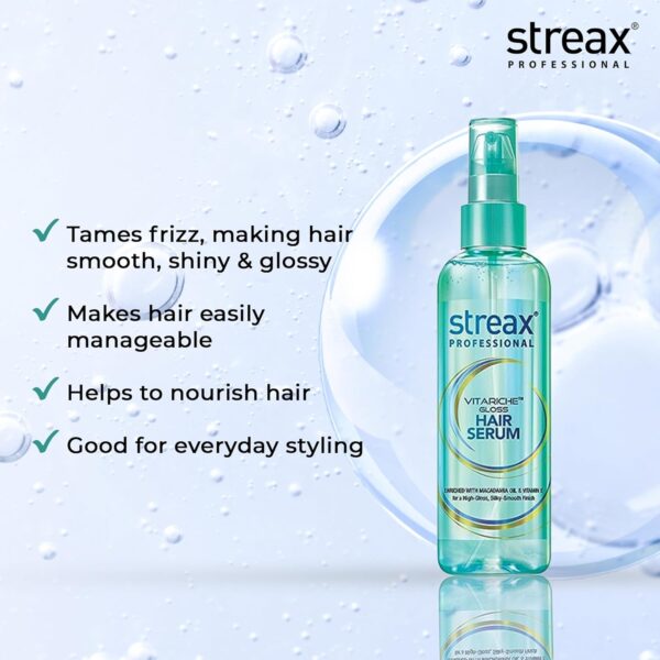 Streax Professional Vitariche Gloss Hair Serum 100ml
